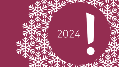 Fermeture annuelle et nos meilleures vœux 2024!